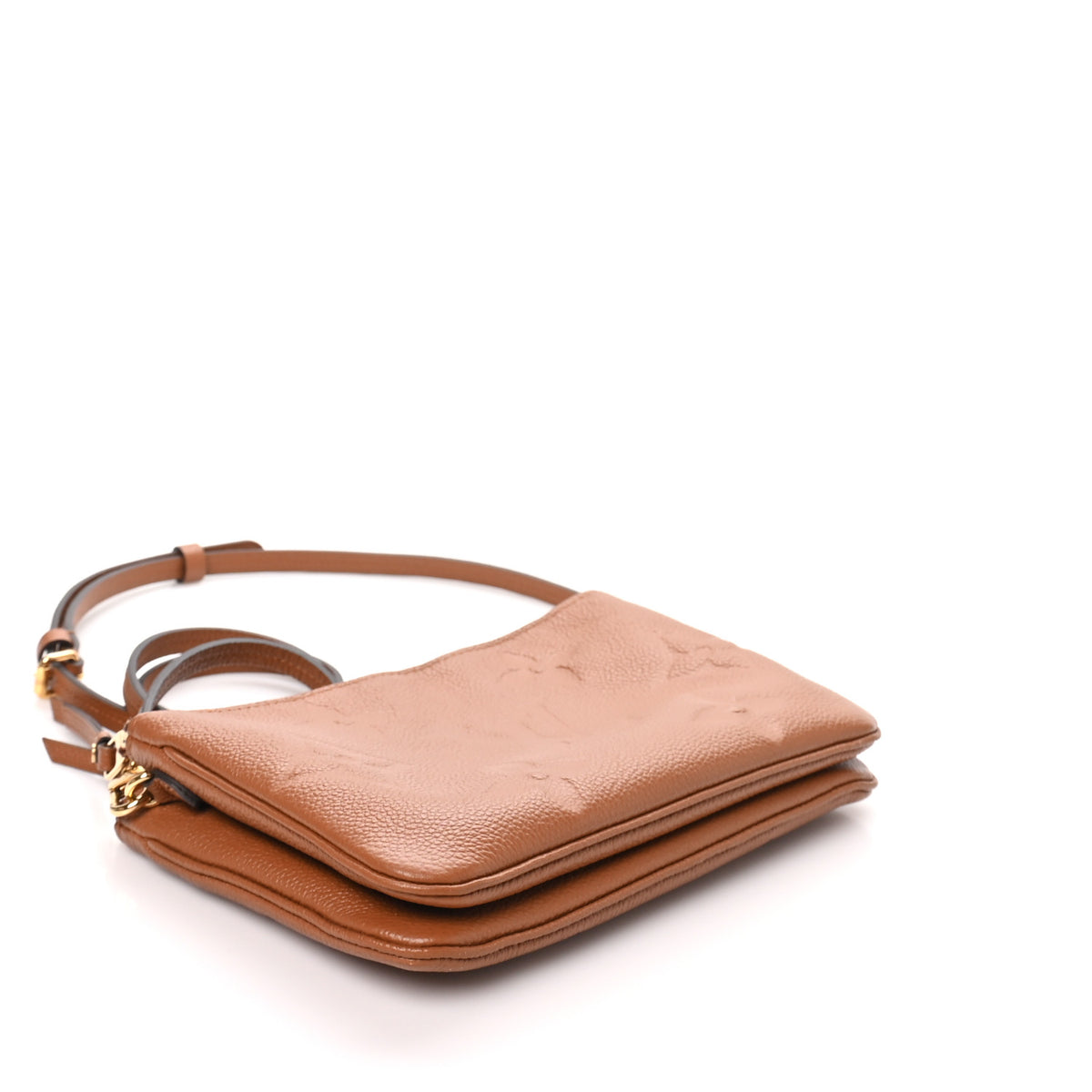 Louis Vuitton Empreinte Monogram Giant Double Zip Pochette Caramel 4 of 11