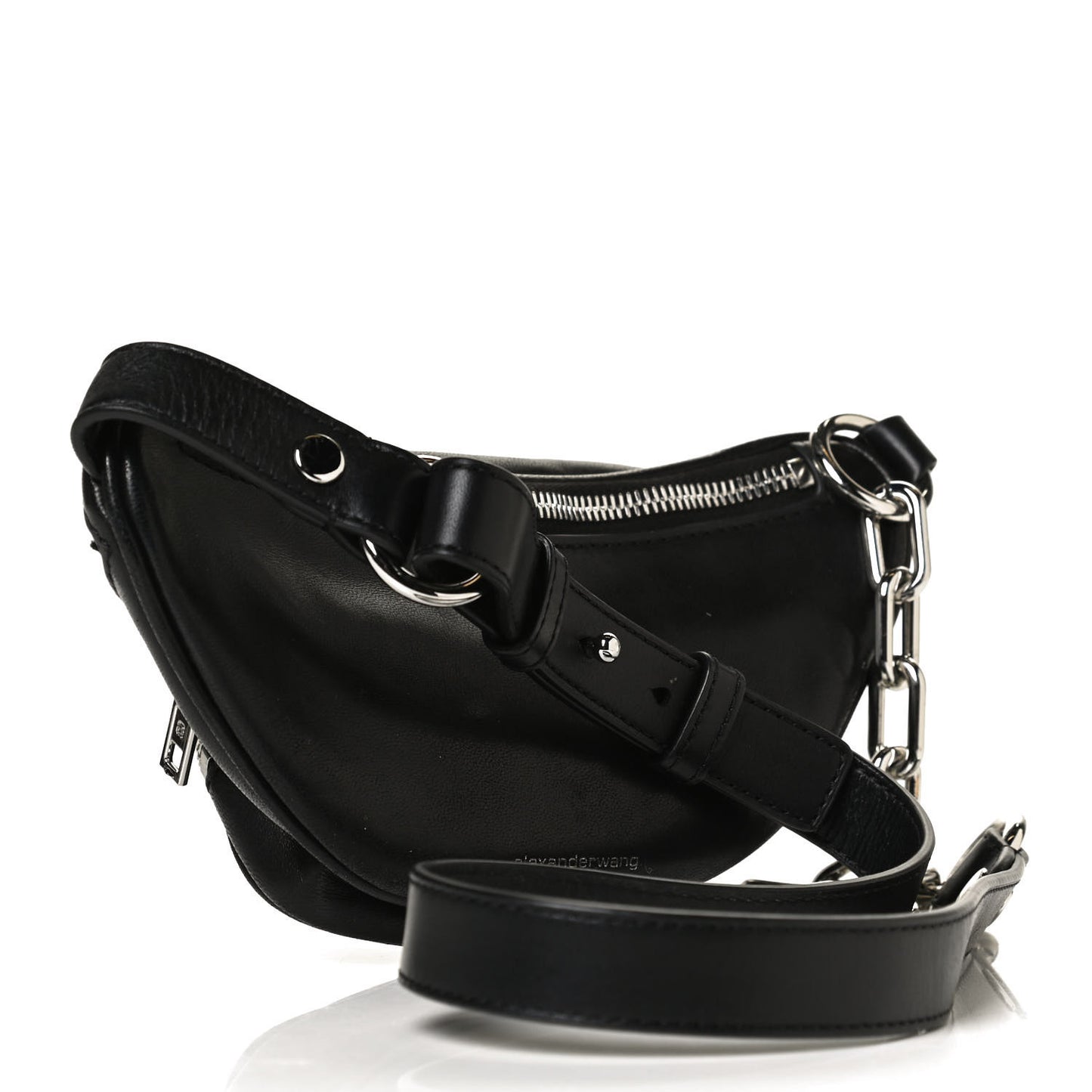 Lambskin Mini Attica Belt Bag Black
