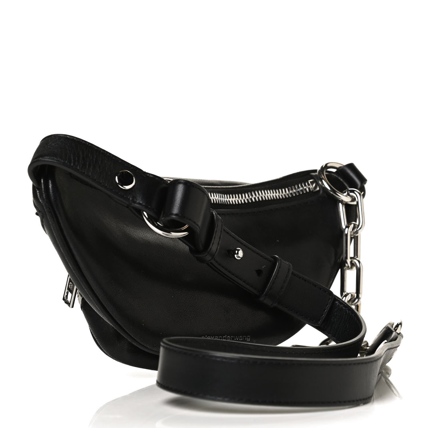 Alexander Wang Lambskin Mini Attica Belt Bag Black 3 of 12