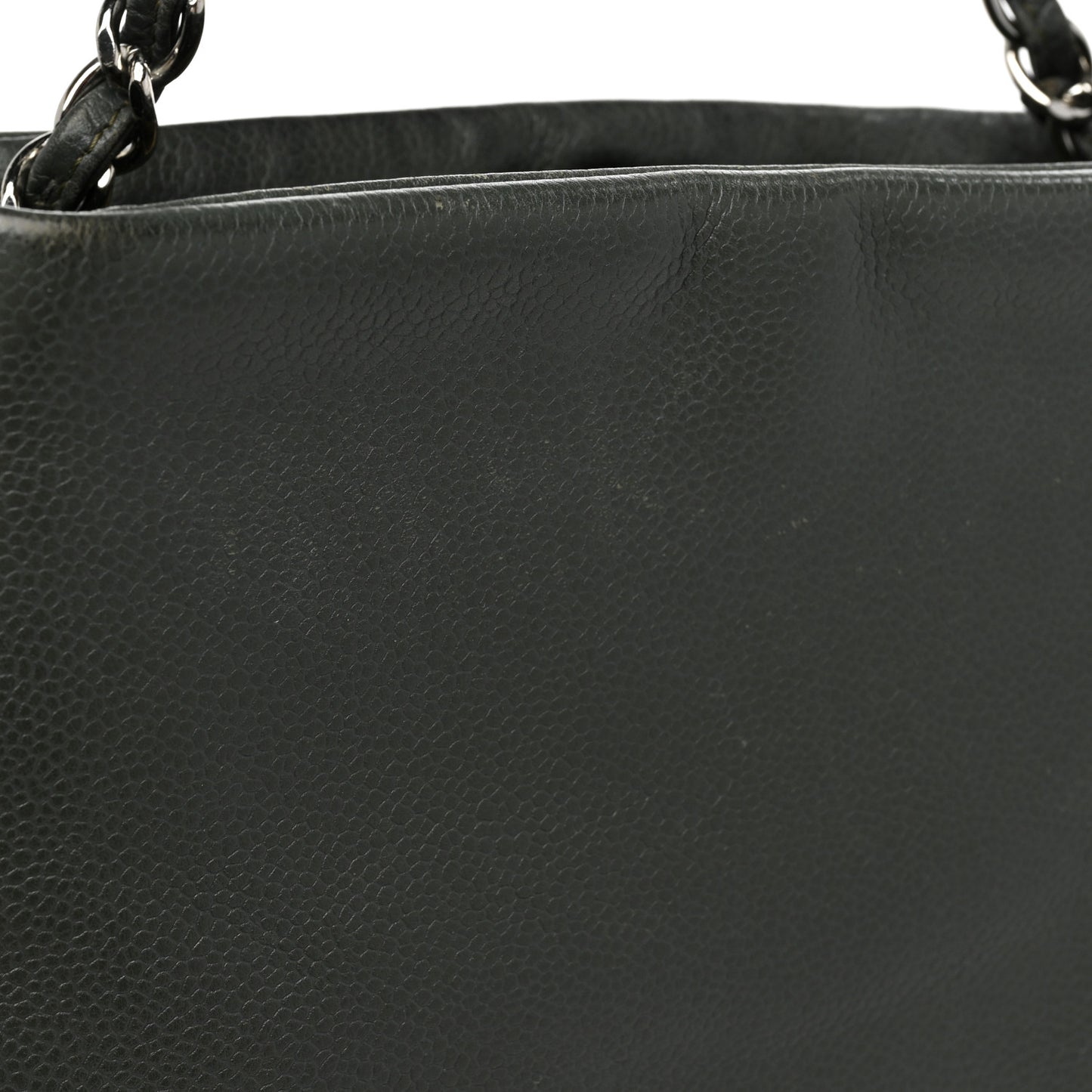 Caviar CC Timeless Shoulder Bag Gray