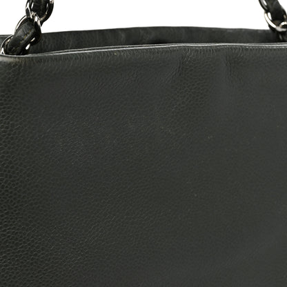 Chanel Caviar CC Timeless Shoulder Bag Gray 17 of 21