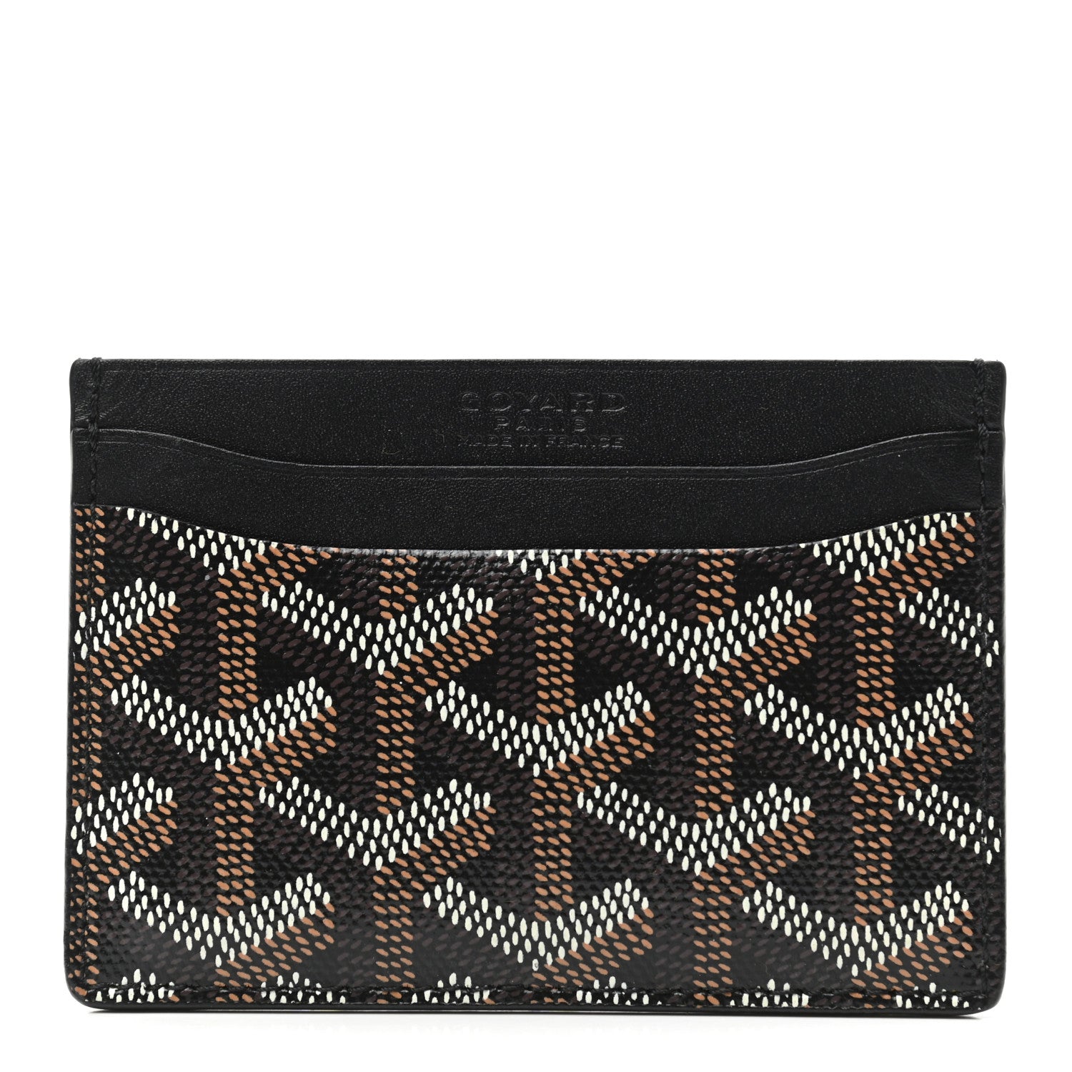 Goyard Goyardine Saint Sulpice Card Holder Black 1 of 5