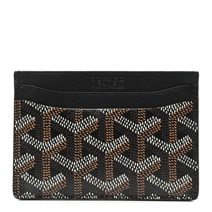 Goyard Goyardine Saint Sulpice Card Holder Black 1 of 5