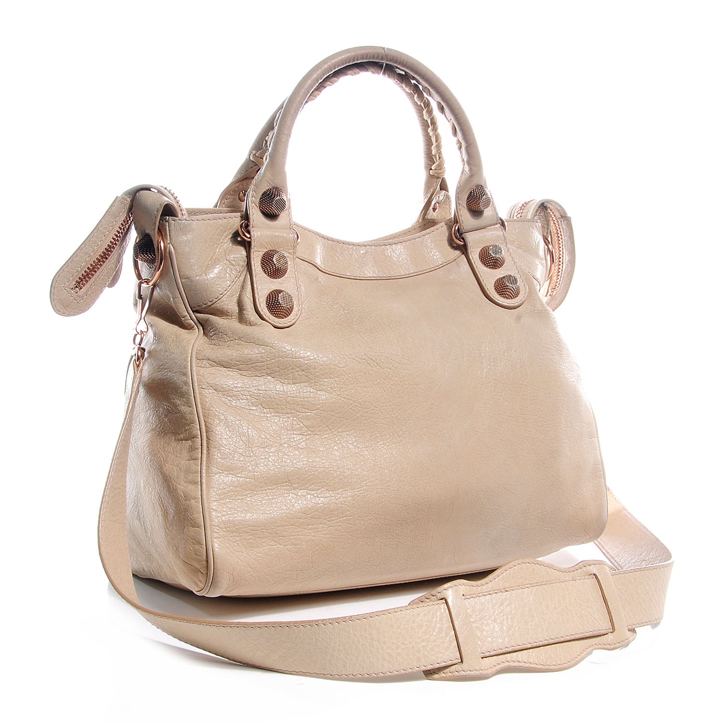 Agneau Giant 21 Rose Gold Hardware Velo Praline