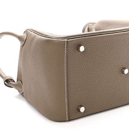 Hermes Taurillon Clemence Lindy 30 Etoupe 8 of 9