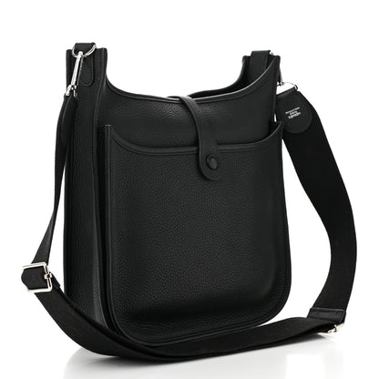 Hermes Taurillon Clemence Evelyne III PM Black 3 of 10