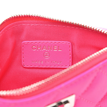 Chanel Goatskin Quilted Small Reissue Cosmetic Case Pink 6 of 8