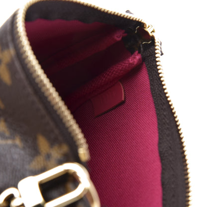 Louis Vuitton Monogram 2020 Christmas Animation Roller Coaster Mini Pochette Accessories Pivoine 5 of 9