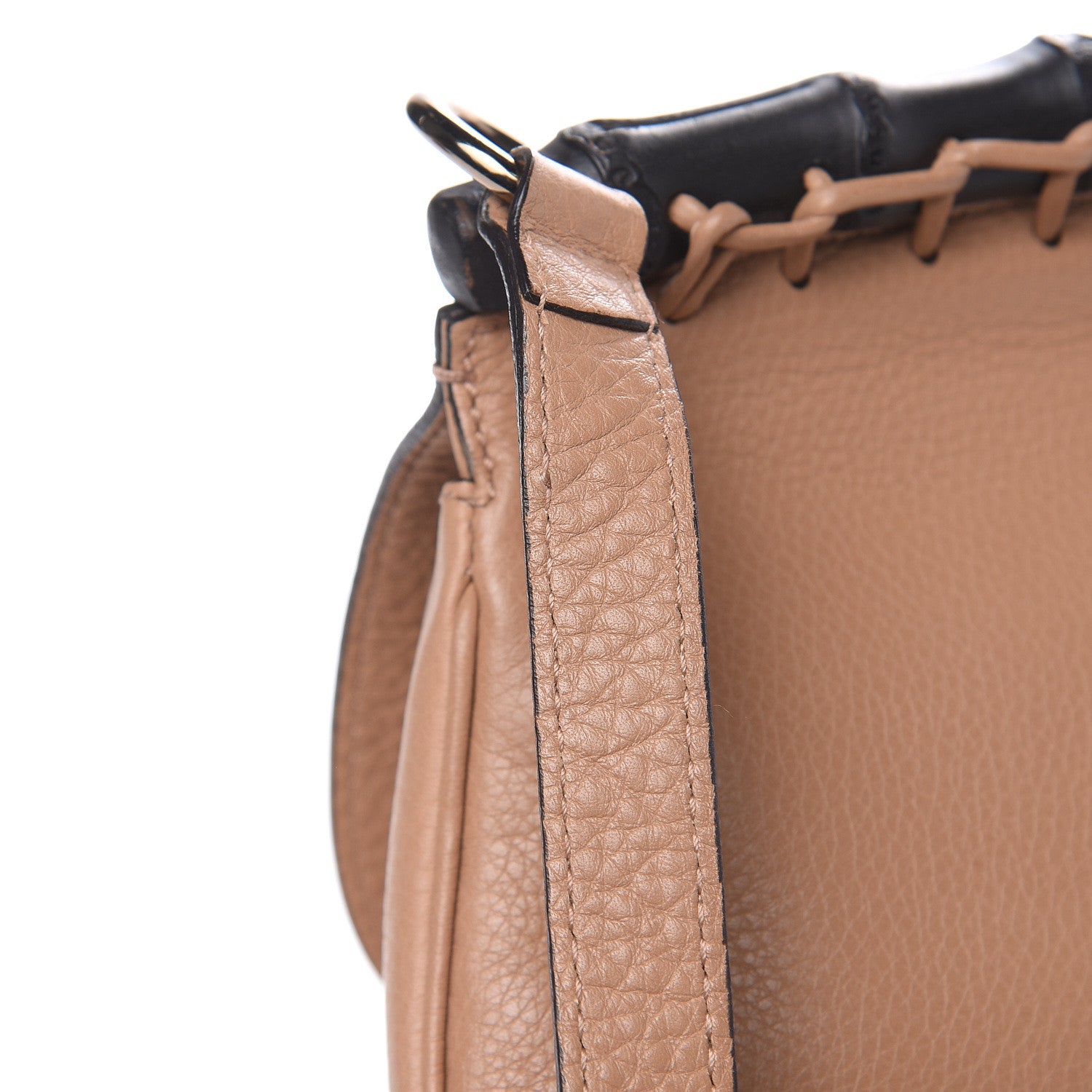 Gucci Calfskin Small Nouveau Shoulder Bag Camelia 9 of 12