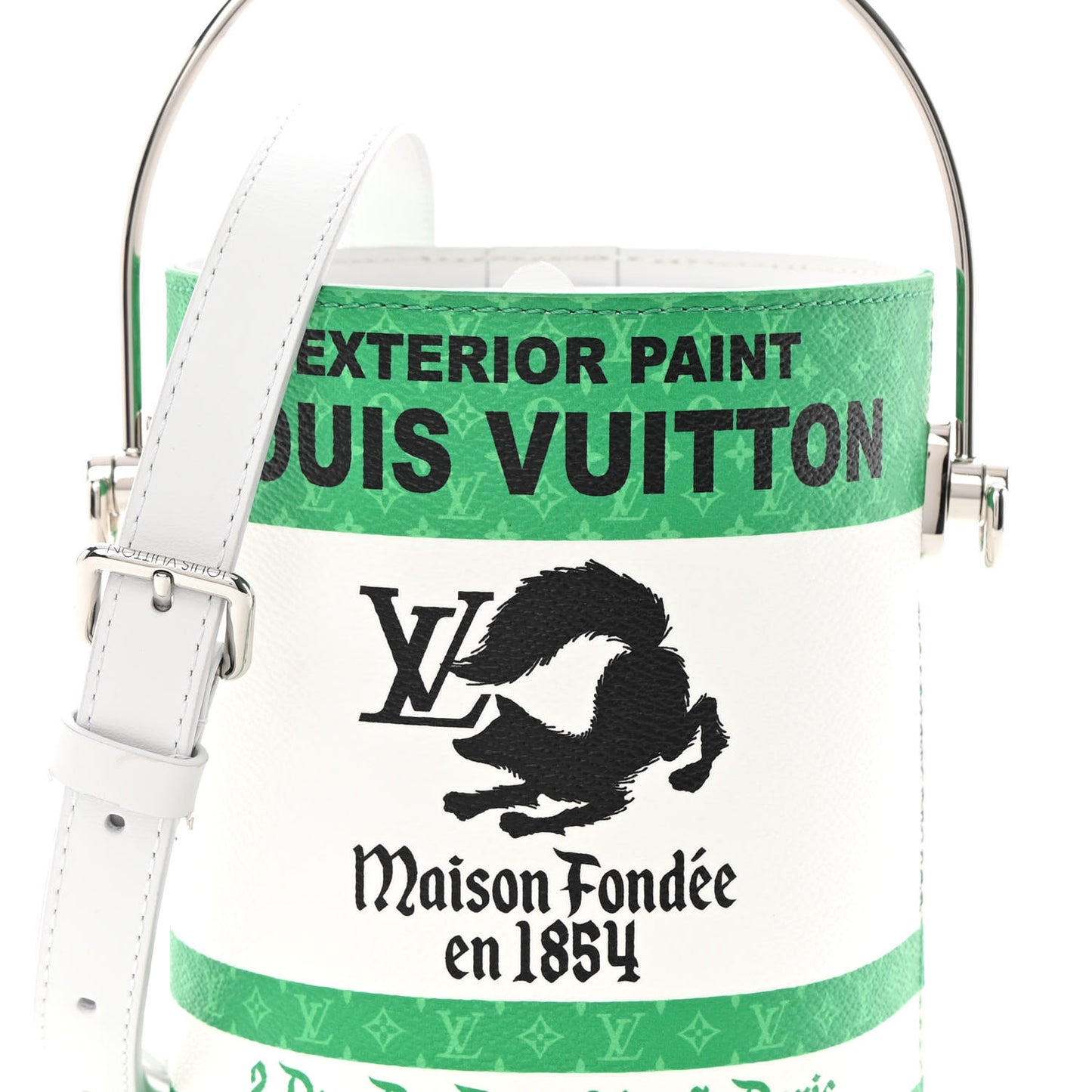 Monogram LV Paint Can Green