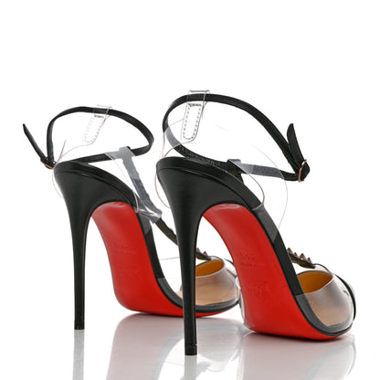 Christian Louboutin Kid PVC Nosy Spikes 100 Pumps 36.5 Black 4 of 7