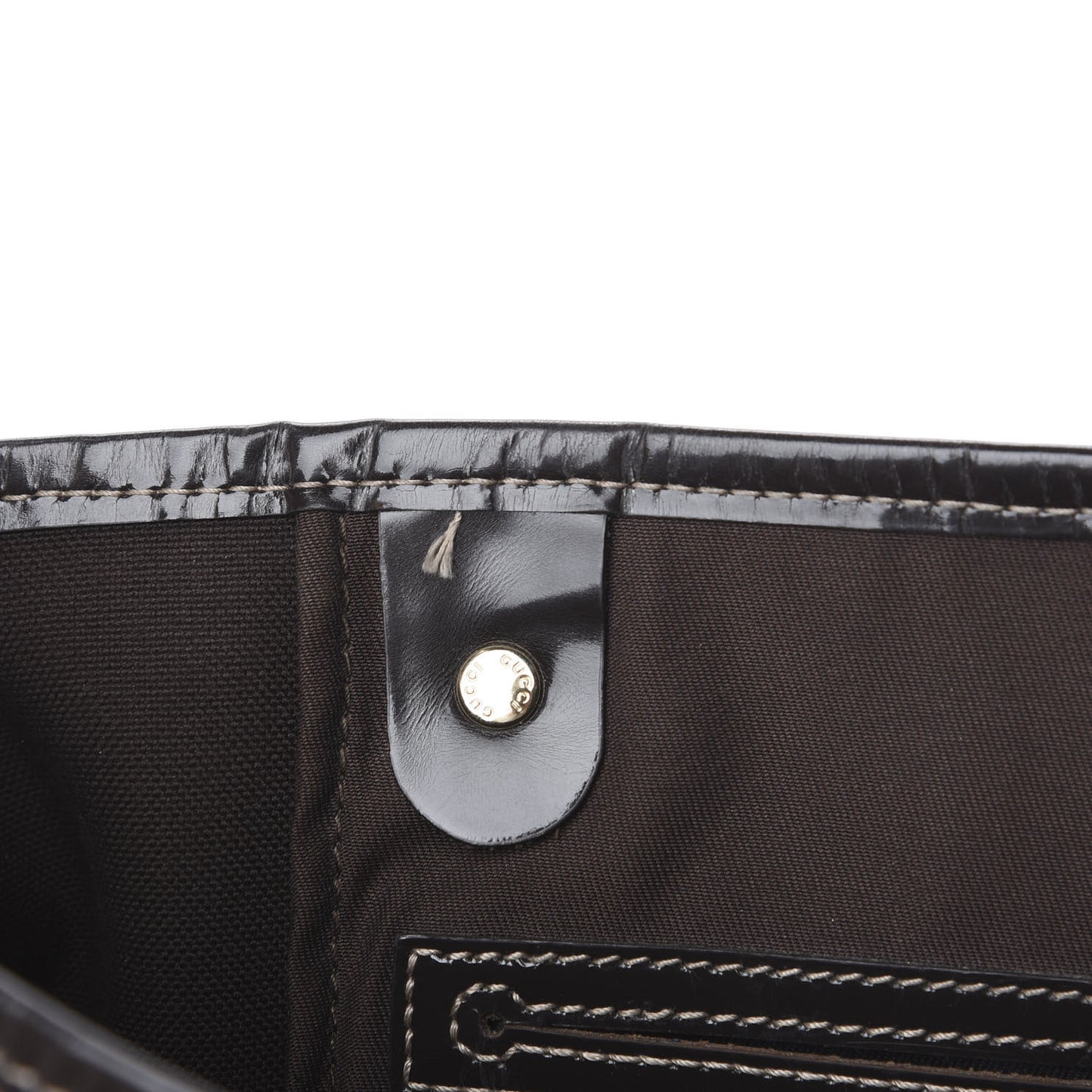 GG Plus Monogram Medium Joy Tote Dark Brown