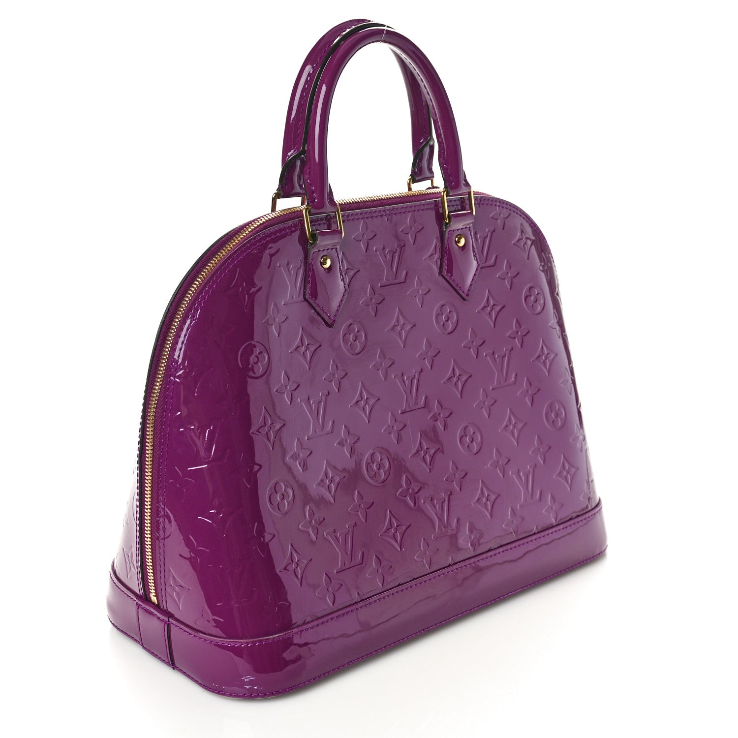 Louis Vuitton Vernis Alma MM Amethyste 3 of 9