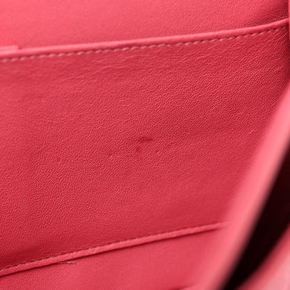 Chanel Caviar Quilted Medium Double Flap Pink 12 of 17