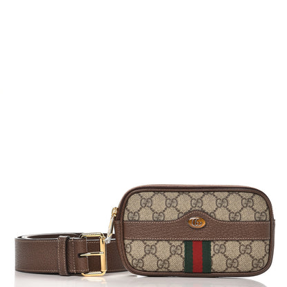Gucci GG Supreme Monogram Ophidia Belted iPhone Case 105 42 Dark Brown 8 of 17