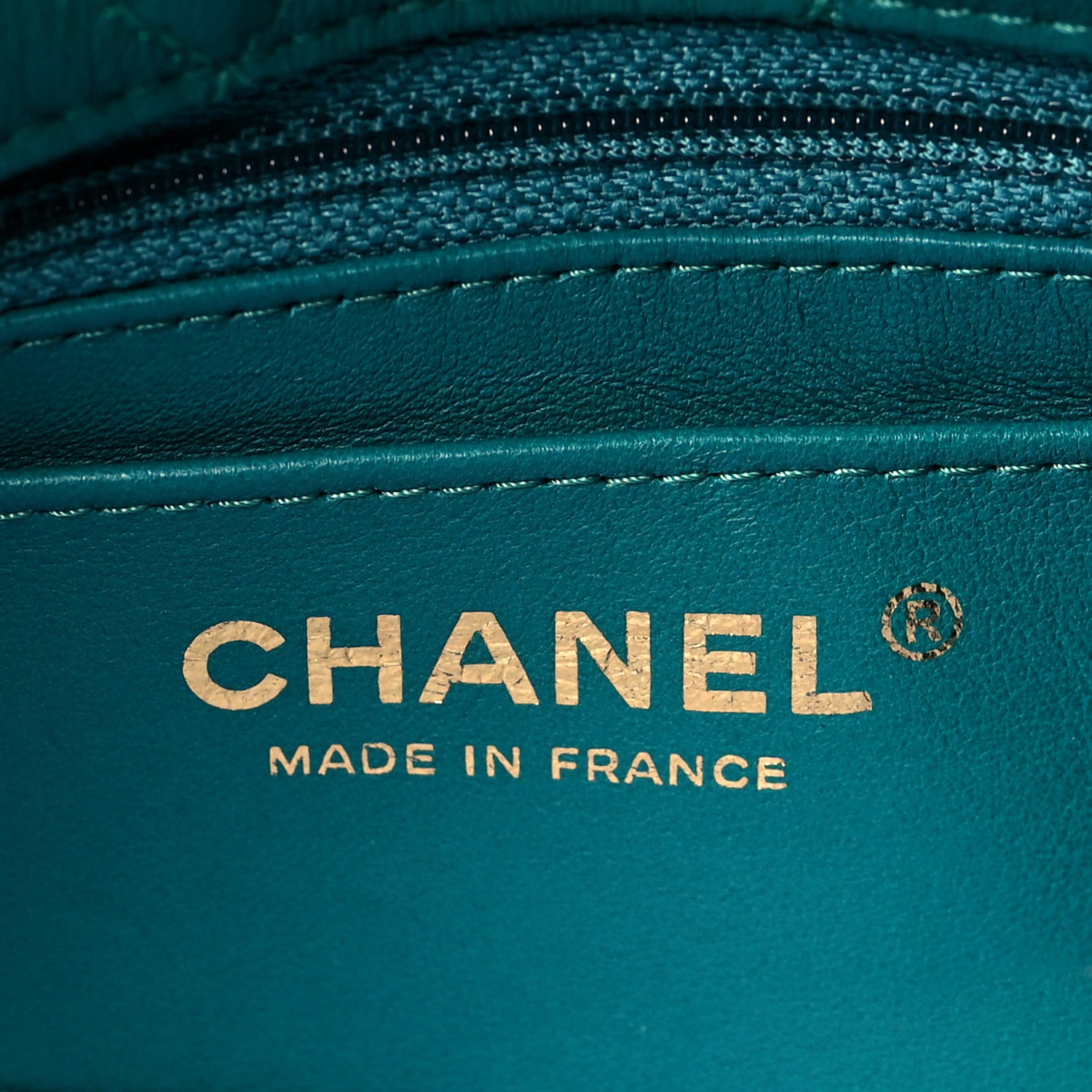 Chanel Shearling Lambskin Quilted Flap Green 5 of 9