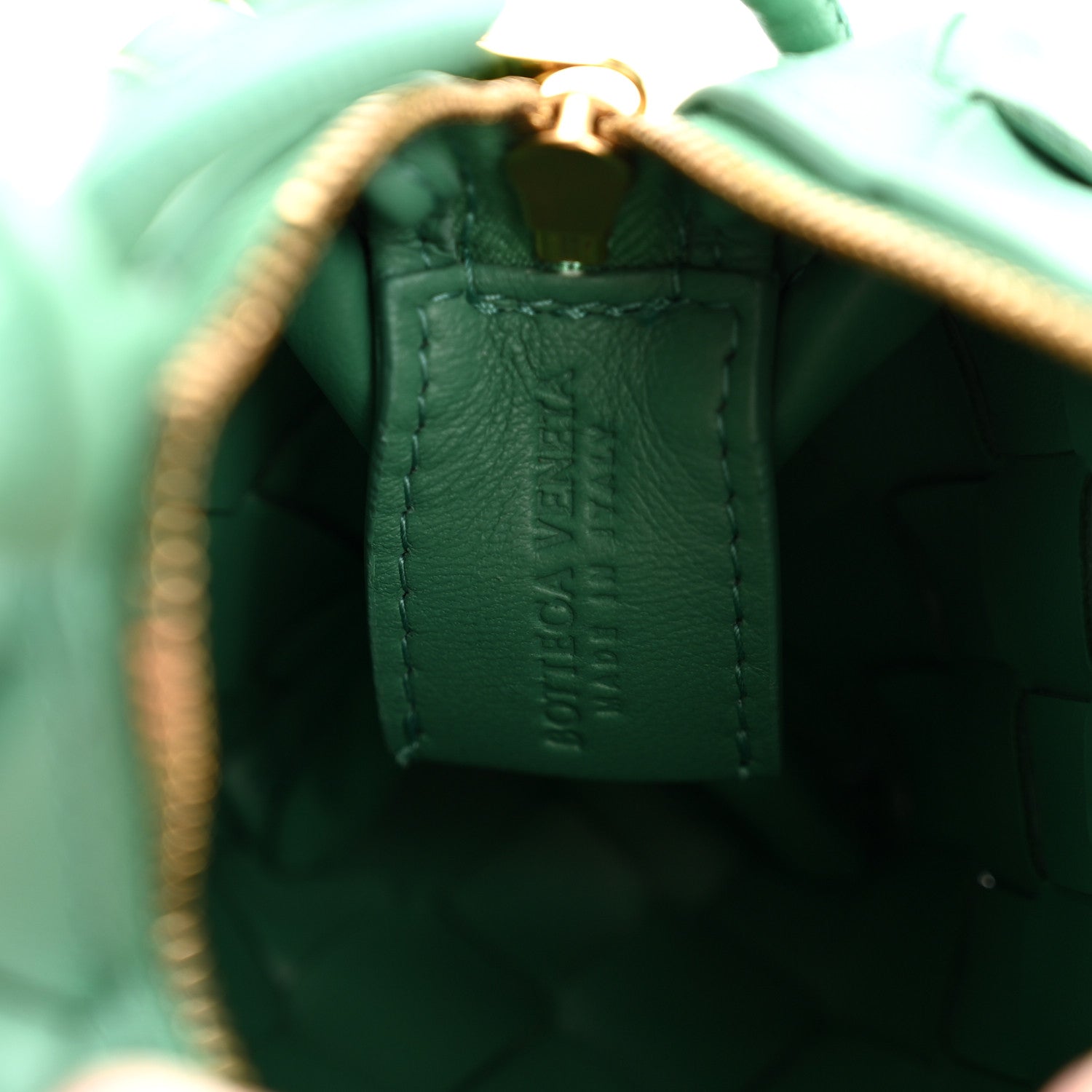 Bottega Veneta Nappa Intrecciato Candy Loop Camera Bag Mermaid 6 of 12