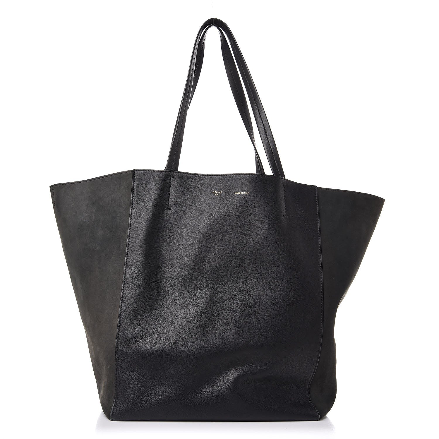 Celine Lambskin Horizontal Cabas Black 1 of 16