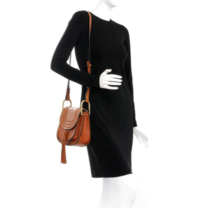 Chloe Calfskin Braided Small Hudson Bag Caramel 2 of 7