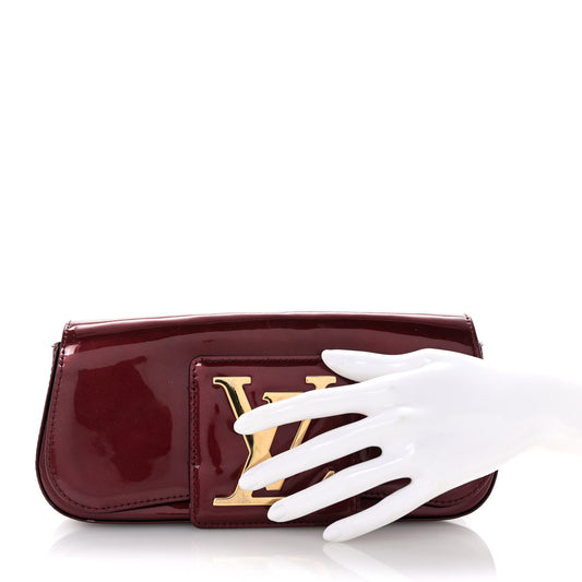 Patent Sobe Clutch Rouge Fauviste