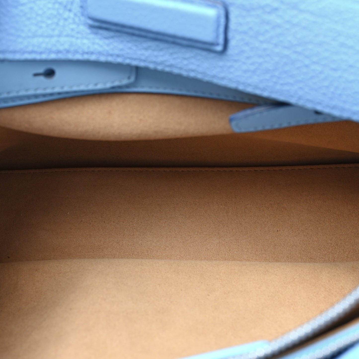 Grained Calfskin Medium Milla Tote Tile Blue