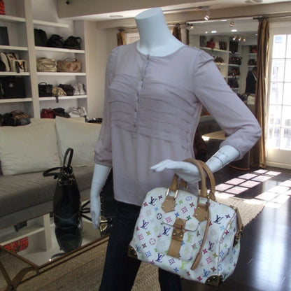 Louis Vuitton Monogram Multicolor Speedy 30 White 2 of 10