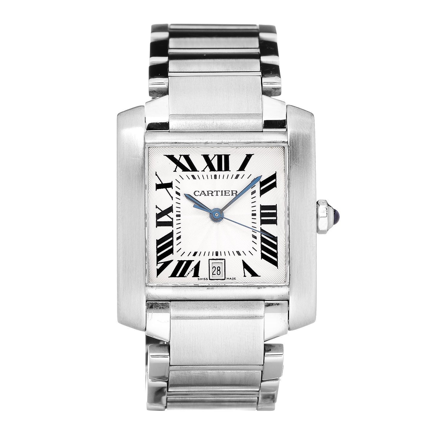 Stainless Steel 28mm Tank Francaise Automatic Watch