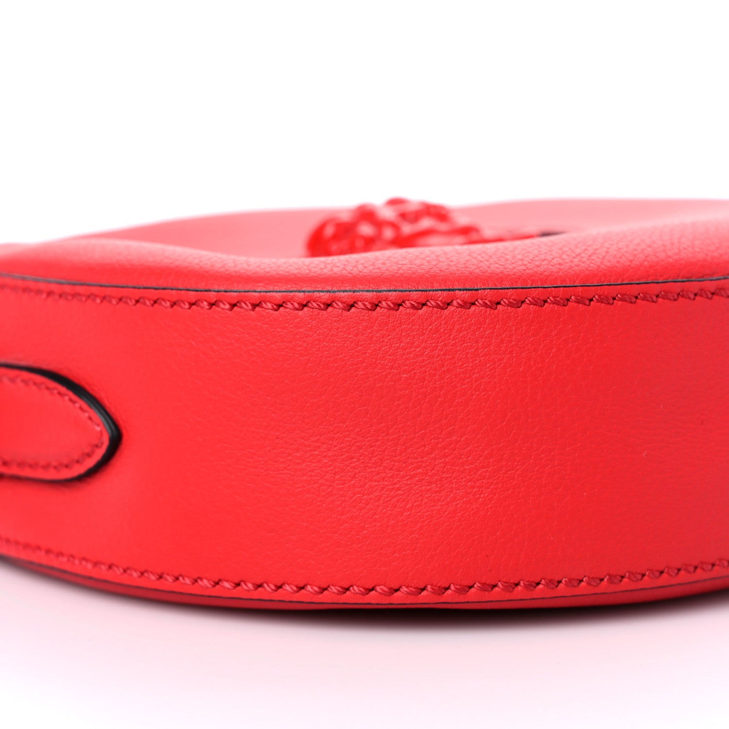 Versace Calfskin La Medusa Round Camera Bag Red 7 of 8