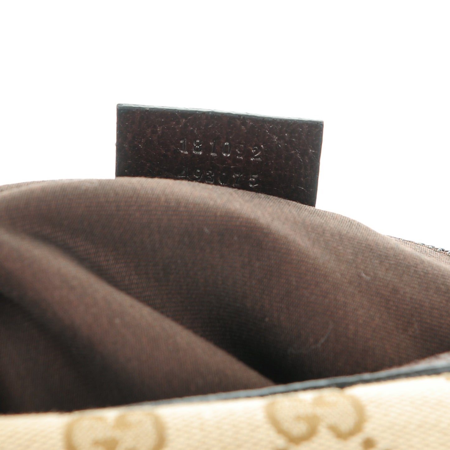Monogram Web Medium Half Moon Hobo Dark Brown