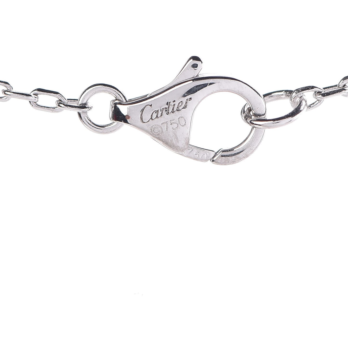 18K White Gold Diamond SM D'Amour Pendant Necklace