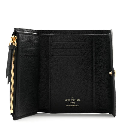 Louis Vuitton Empreinte Monogram Giant Victorine Wallet Black Beige 5 of 7