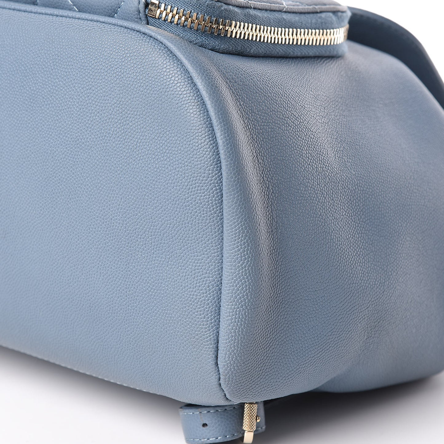 Caviar Quilted Business Affinity Backpack Light Blue