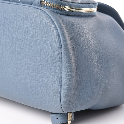 Chanel Caviar Quilted Business Affinity Backpack Light Blue 10 of 14