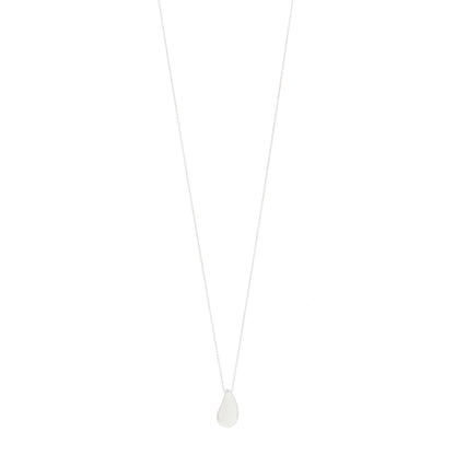 Tiffany Sterling Silver 22mm Elsa Peretti Teardrop Pendant Necklace 2 of 5