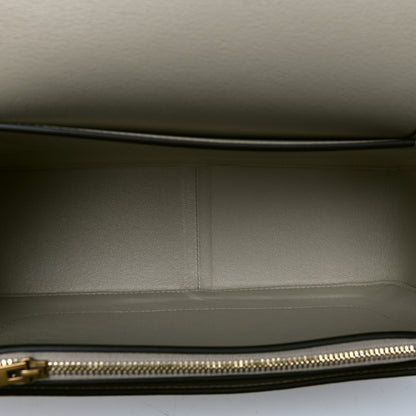 Celine Shiny Smooth Calfskin Medium Frame Shoulder Bag Grege Storm 4 of 4