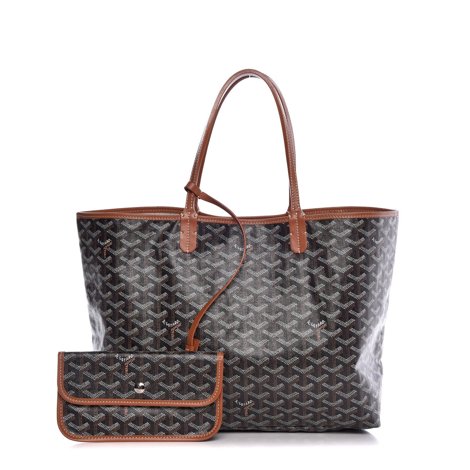 Goyard Goyardine Saint Louis PM Black Gold 1 of 8