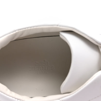 Hermes Calfskin Day Sneakers 39 White 9 of 11