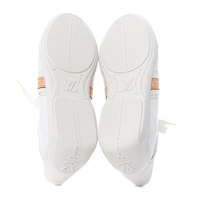 Louis Vuitton Calfskin Sneakers 39.5 White 5 of 9