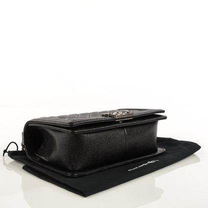 Chanel Caviar Quilted Medium Boy Flap Black 4 of 8