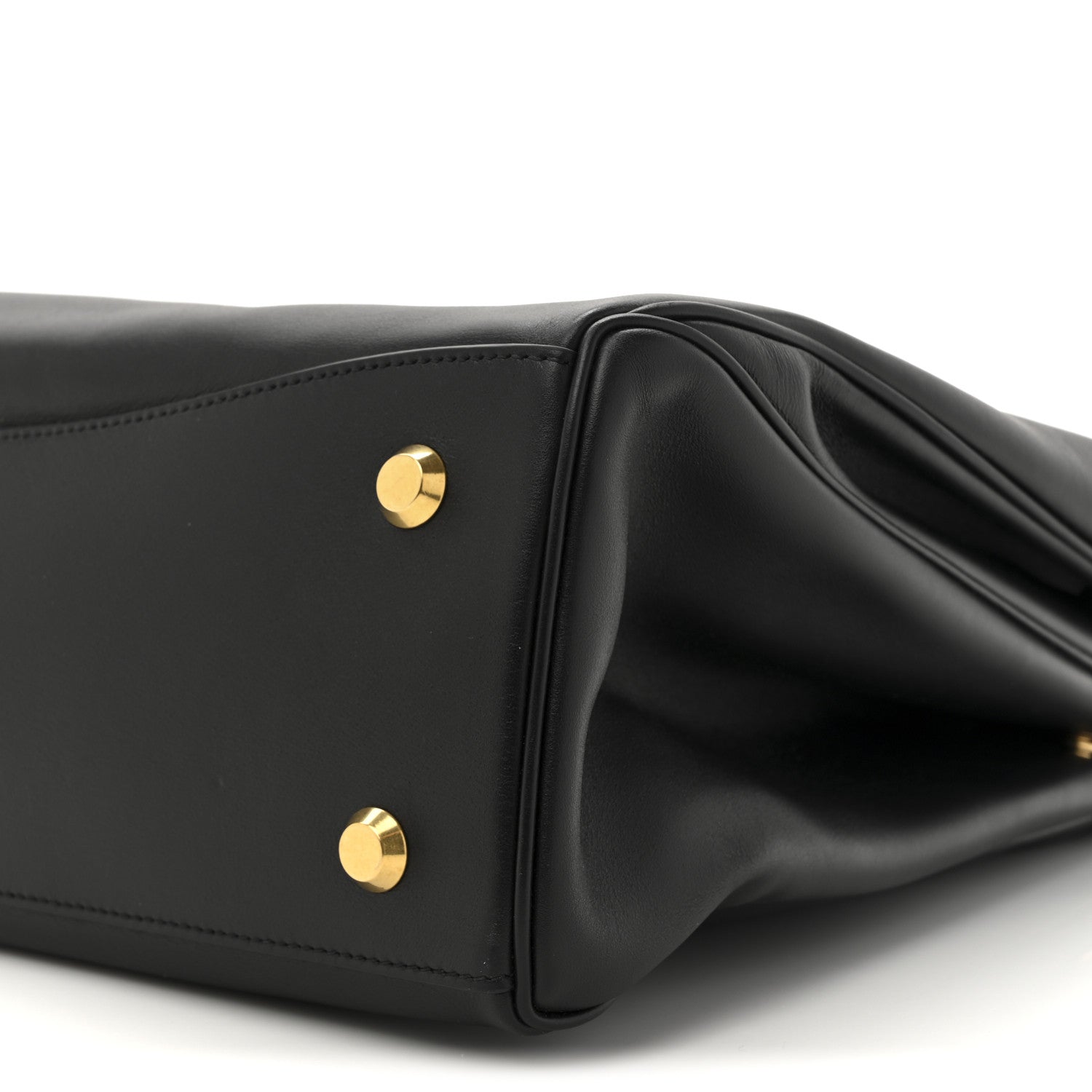 Balenciaga Smooth Calfskin Large Rodeo Top Handle Handbag Black 10 of 13