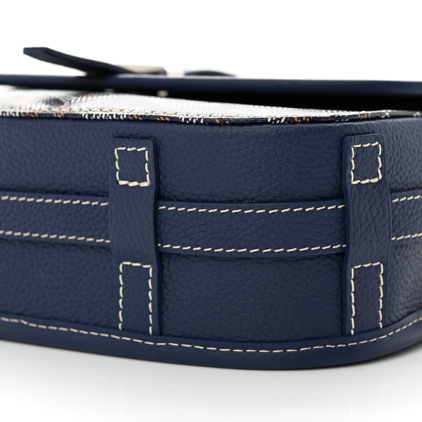 Goyardine Belvedere II PM Messenger Bag Navy