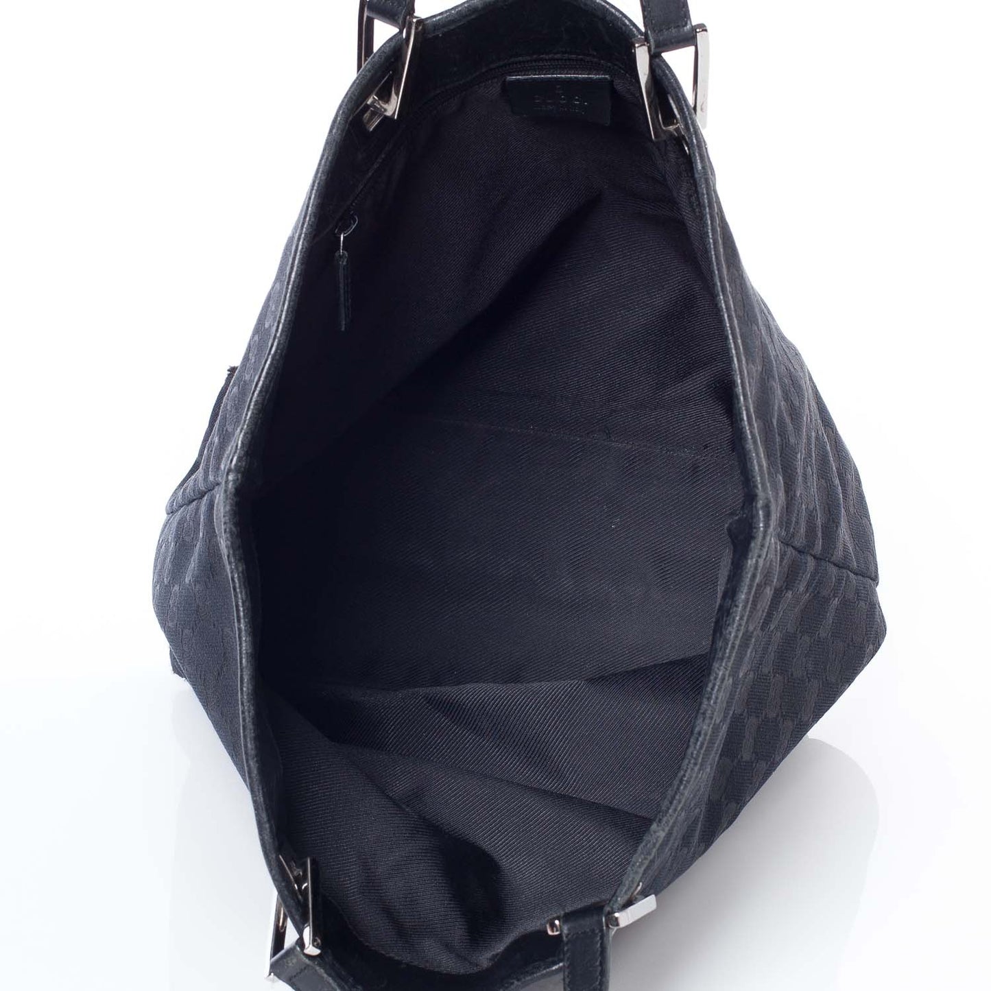 Monogram Large Bucket Tote Black