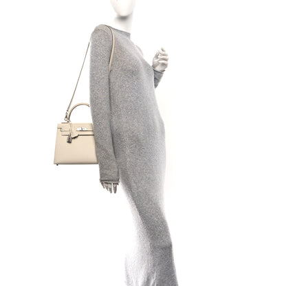Hermes Epsom Kelly Sellier 25 Craie 2 of 10