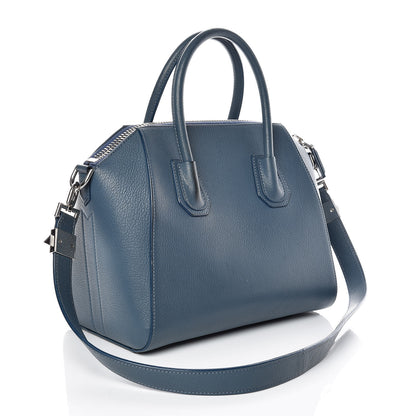 Givenchy Sugar Goatskin Small Antigona Mineral Blue 3 of 10