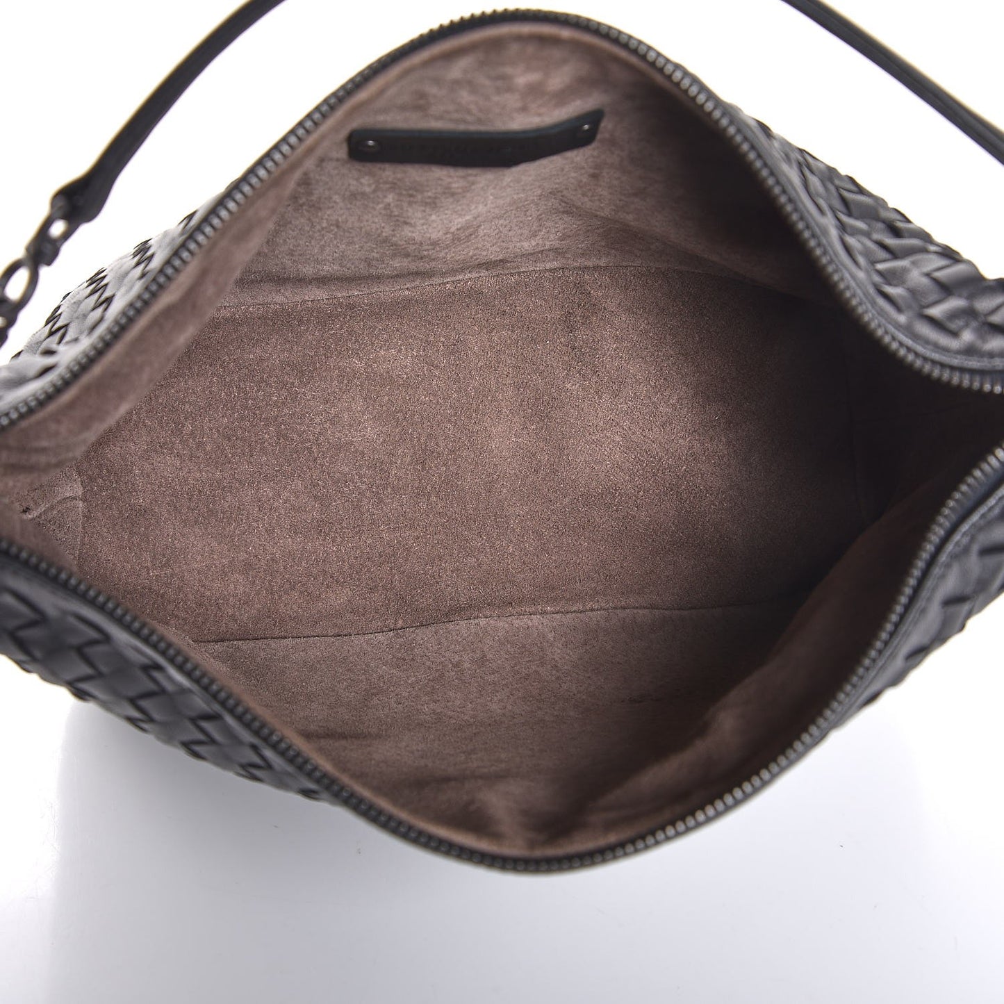 Nappa Intrecciato Small Shoulder Bag Nero Black