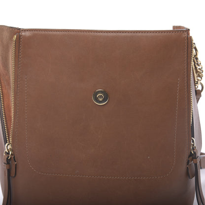 Chloe Suede Calfskin Medium Faye Backpack Tan 10 of 17