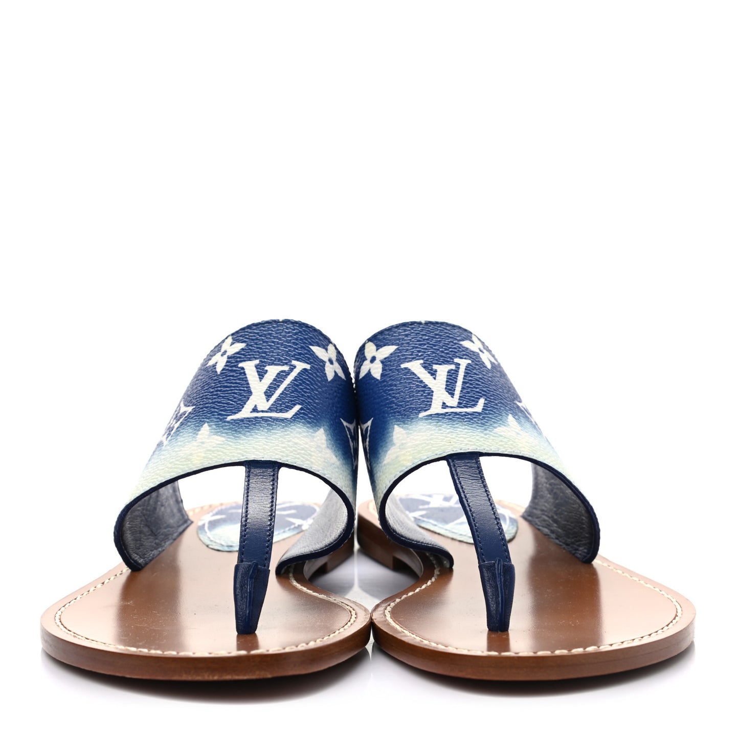 Monogram Escale Palma Sandals 37.5 Blue