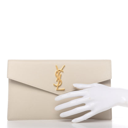 Saint Laurent Grain De Poudre Uptown Pouch Crema Soft 2 of 8