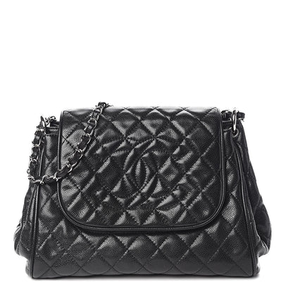 Chanel Caviar Quilted Timeless Accordion Flap Black 1 of 14