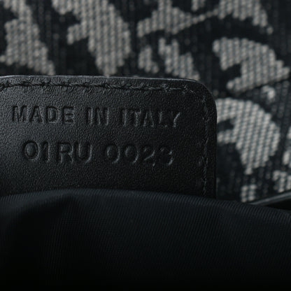 Christian Dior Monogram Saddle Bag Black 7 of 9